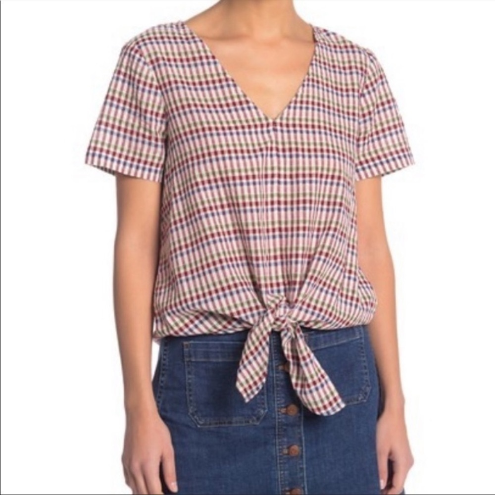 Madewell Novel Tie-front top